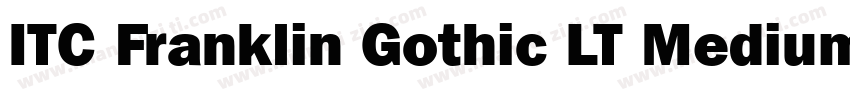ITC Franklin Gothic LT Medium字体转换